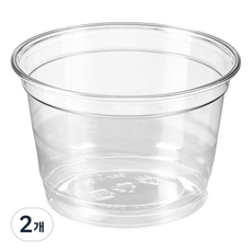 탐사 PET 투명 디저트컵 265mL, 2개, 100개입 2개, 100개입