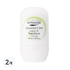 BYPHASSE 滾珠止汗劑 24H 竹子, 50ml, 2個
