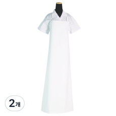 聚氨酯圍裙 大 H型, 霧面白色, 2個