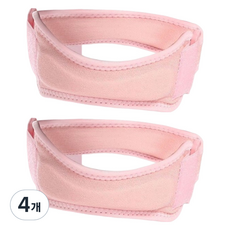 Angmet 纖薄矽膠支撐護膝 粉紅色, 4個