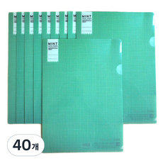 misoro 資料夾 220 x 310 mm, 薄荷綠, 40個