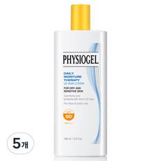 PHYSIOGEL 潔美淨 每日保濕修護UV防曬乳 SPF50+ PA+++, 100ml, 5個