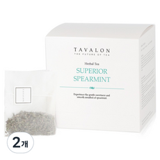 TAVALON 頂級綠薄荷茶, 15入, 2個, 1.5g