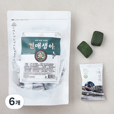 해맑음 완도 건조 매생이, 16g, 6개