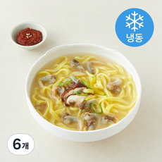 더푸드랩 새조개 얼큰 칼국수 (냉동), 665g, 6개