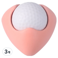 데일리온 시원한 스트레칭 마사지볼, 오렌지, 3개