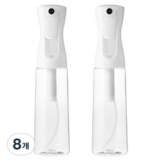 코멧 안개분사 분무기 300ml, 화이트, 8개