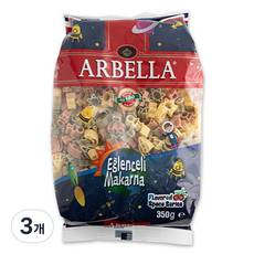 ARBELLA 阿貝拉 杜蘭小麥三色宇宙義大利麵, 3個, 350g