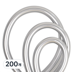 셈퍼텍스 리플렉스 요술풍선 260S, 실버, 200개