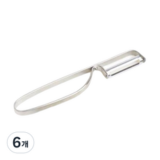 UH홈데코 스텐 당근 오이 필러, 6개