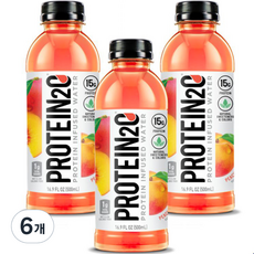 美國產蛋白質飲料 水蜜桃&芒果, 6個, 500ml