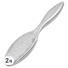 리빙포켓 굳은살 발뒷꿈치 각질 제거기 실버, 150g, 2개, 1개입