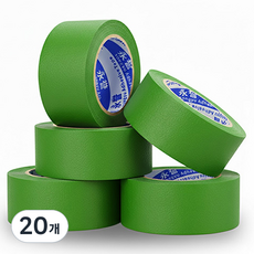 OON 마스킹 테이프 초록색 30mm, 20개