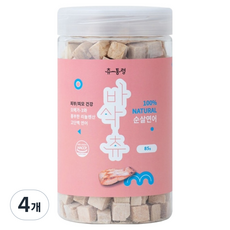 츄통령 강아지 바삭츄 동결건조, 85g, 4개, 순살연어