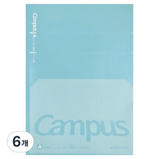 고쿠요 30행 캠퍼스 플랫노트, 그린, 6개