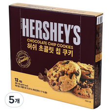 허쉬 초콜릿 칩 쿠키 12p, 144g, 5개