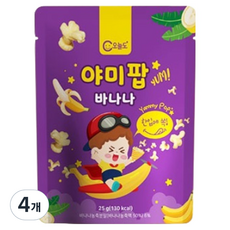 oneuldo 嬰兒餅乾 Yummy Pop, 4個, 香蕉, 25g