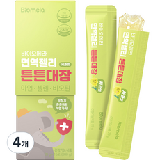바이오메라 면역젤리 튼튼대장 사과맛 15p, 300g, 4개