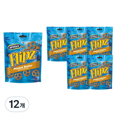 Flipz 麥維他 蝴蝶餅 花生醬口味, 12包, 90g