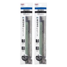 Tombow 蜻蜓牌 MONO graph lite 0.5mm 油性原子筆 限定色 bc-mgle65l 煙燻綠, 2入