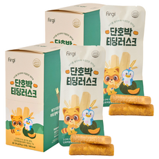 퍼기 티딩러스크 치발과자, 단호박맛, 120g, 2개