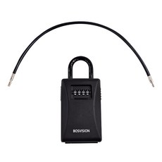 BOSVISION 博士威 四字輪鑰匙收納盒 鎖中鎖掛盒 長+短掛鉤款, BV-8974BC