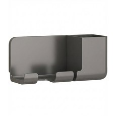 吹風機收納置物架, 白色 + 灰色, 1組