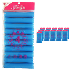 三和美工 陶瓷燙髮捲 4號 10入, 單一顏色, 12個