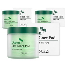 리르 그린 시카 토너 패드 150ml, 70매입, 3개