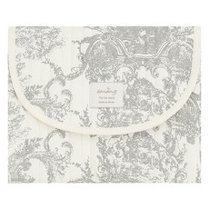 EmonG 嬰兒用 Toile de Jouy 攜帶式尿布墊, 1個, 灰色