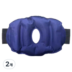 涼熱兩用膝蓋冷熱敷袋 深藍色 22 x 17 x 1 cm, 2個