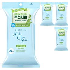 센카 올 클리어 시트 프레시, 30개입, 4개