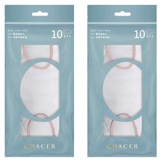 CHACER 佳和口罩 大童4D立體醫用口罩, 雲柔粉白, 10片, 2包