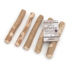 DOG-i 原木咖啡樹磨牙狗狗玩具, 5個, 混色