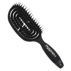 GREAGER 男士髮油造型氣墊梳, 黑色, 1個