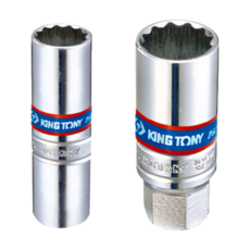 KING TONY 金統立 專業級工具 3/8吋DR. 十二角彈簧火星塞套筒 14mm, KT36A014, 1個