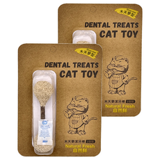 CATWANT 貓咪旺農場 自然鮮木天蓼潔牙棒 NF-106, 木天蓼/食用膠, 2個