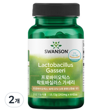 Swanson 斯旺森 益生菌 乳酸桿菌 加塞裡乳酸菌 15.72g, 2個, 60錠