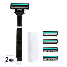 Medicit 三重手動剃須刀+刀片 4p+收納盒套組, 2組