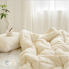 farfe 韓國製造Crew超細纖維薄被, 黃色