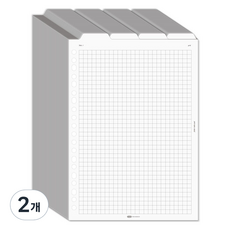 플레픽 폴더 A5 인덱드 양면 리필속지 그리드, 2개, 40매