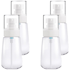 DM 美妝潔膚乳分裝瓶 60ml, 透明, 4個