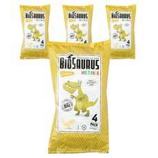 바이오사우르스 유기농 옥수수스낵 치즈맛, 60g, 4개