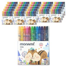 monAmi 男童款Moniju自動彩色筆 8組, 12 種顏色