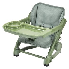 unilove FeedMe 攜帶式寶寶餐椅, 酪梨綠