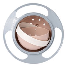 LITTLE CLOUD 孩童學習餐具旋轉平衡碗, 混色, 1個