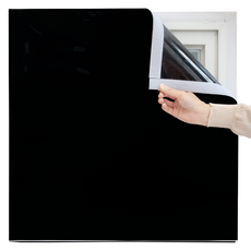 QUECHUNG 防風 隔熱 窗戶 陽台 遮光防風膜 魔鬼氈式, 1個