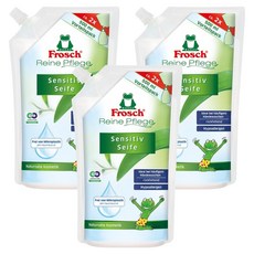 Frosch 德國小綠蛙 洗手液補充包, 500ml, 3個