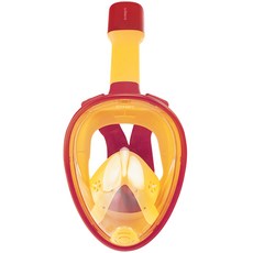 Diveepro 兒童款極限全臉浮潛面罩, 鐵紅