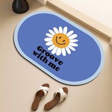 비욘드리빙 스마일&데이지 빨아쓰는 규조토 발매트, 데이지 Groove with me